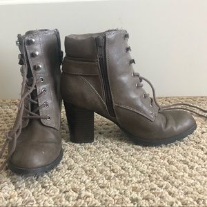 Nordstrom Strap Up Heeled Booties